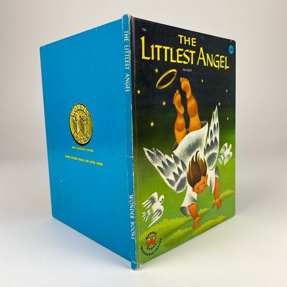 VTG 1960 The Littlest Angel Wonder Books Charles Tazewell Christmas Holiday - Picture 2 of 9